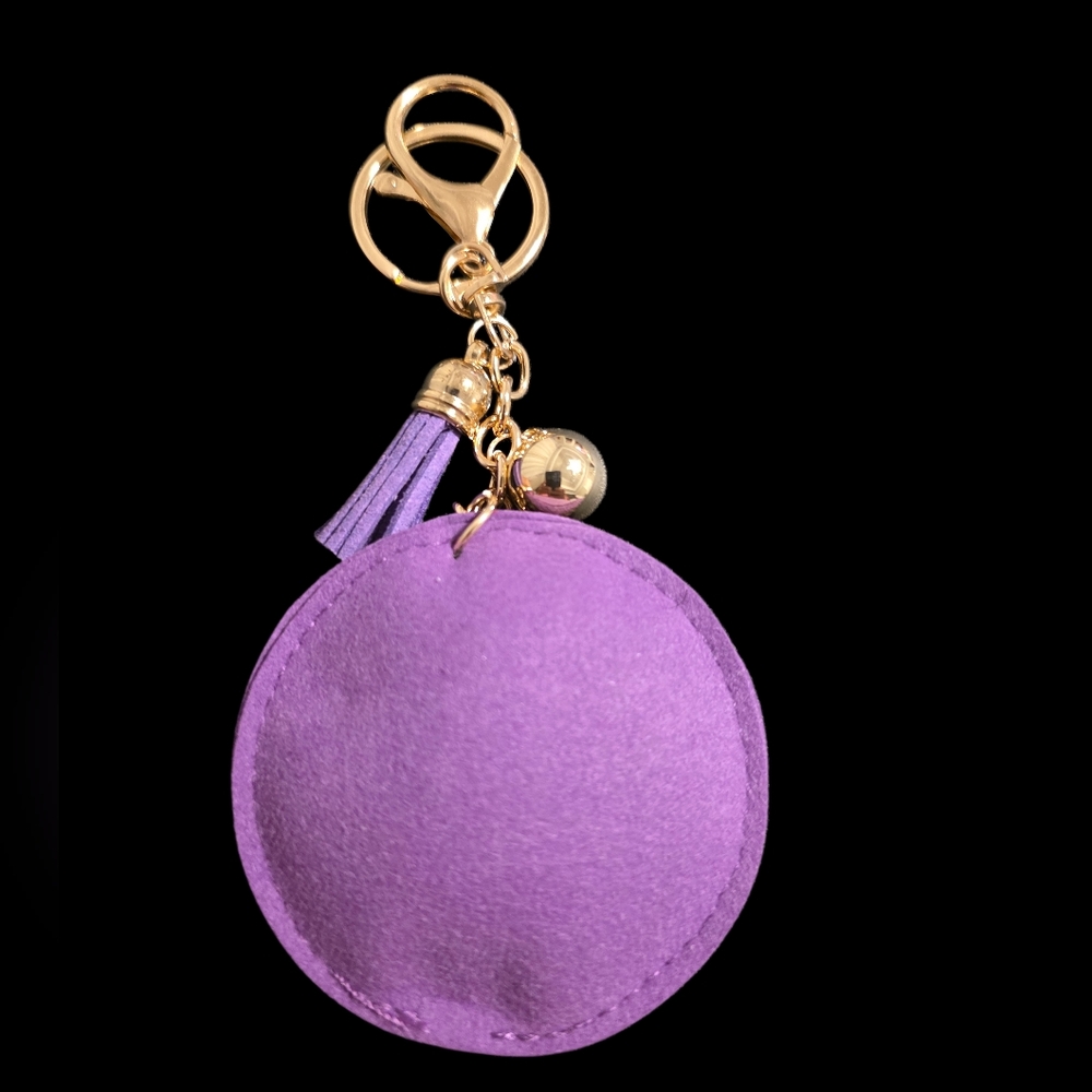 Luxury LV Bag Charm Keychain with Tassel - Picture 2 of 2